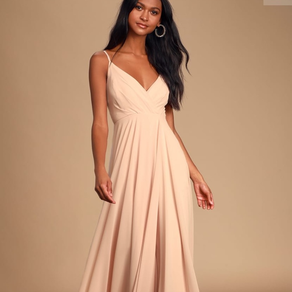 Blush Pink Maxi Dress